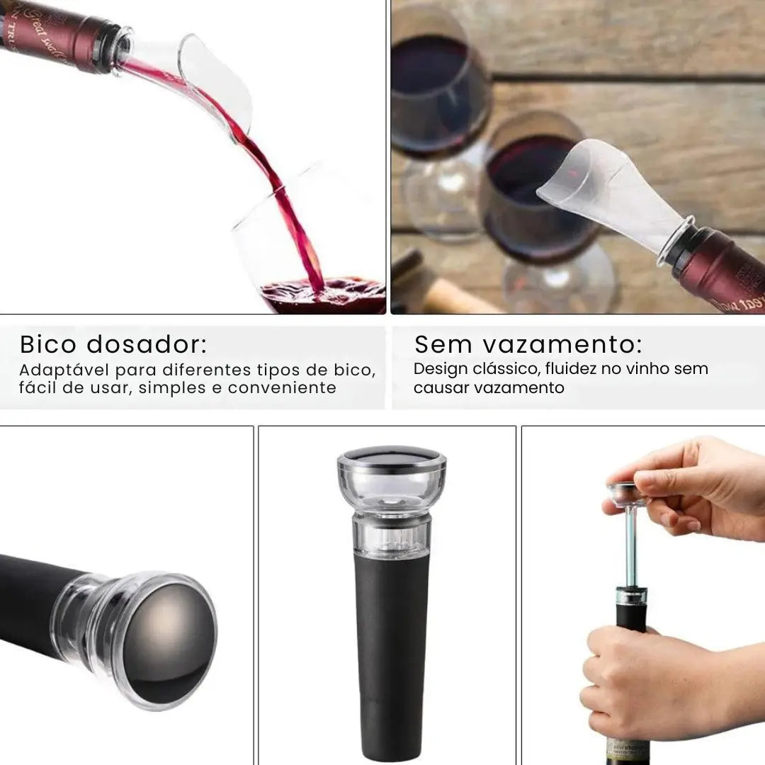 Abridor de Vinho Elétrico Automático