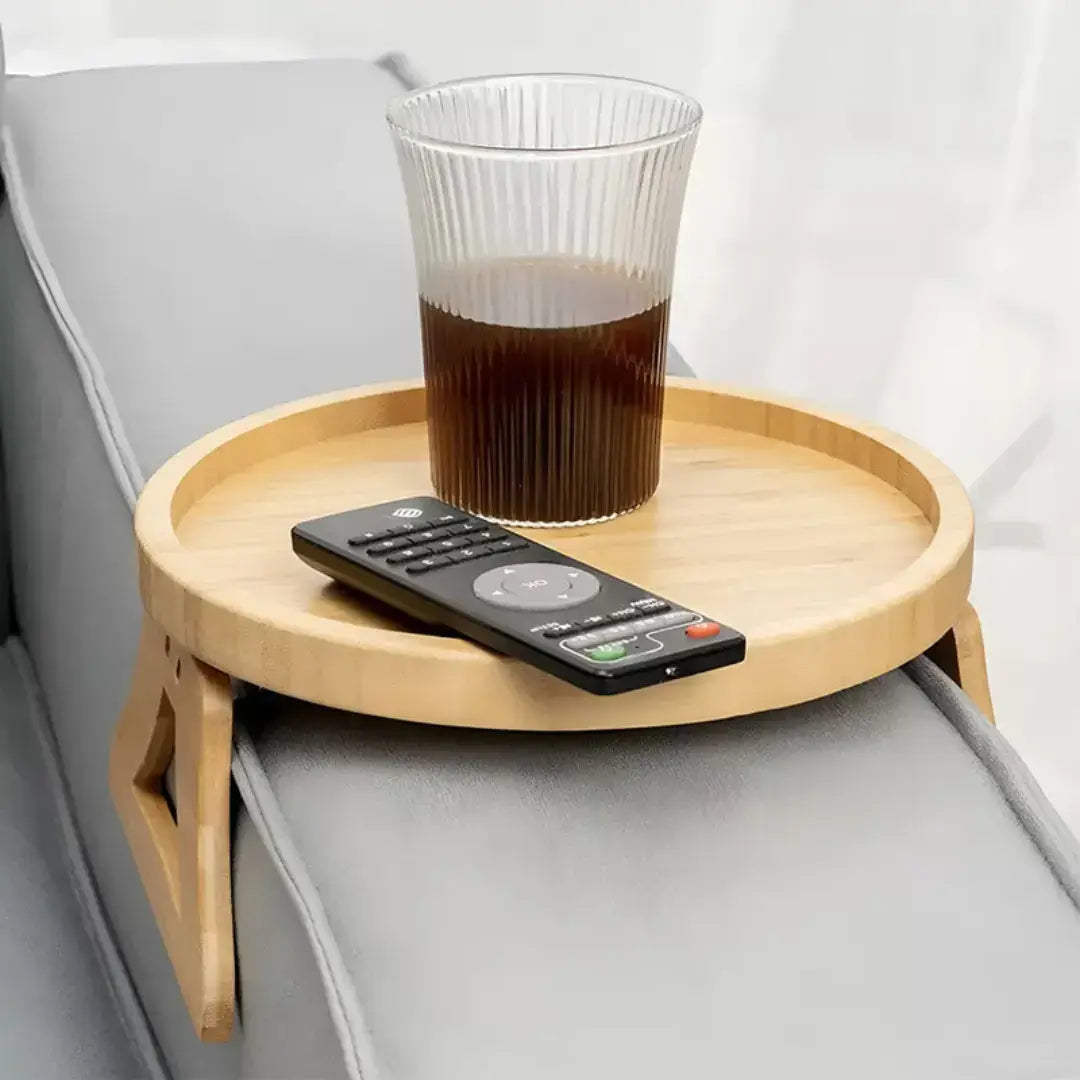 Bandeja Dobrável para Braço de Sofá