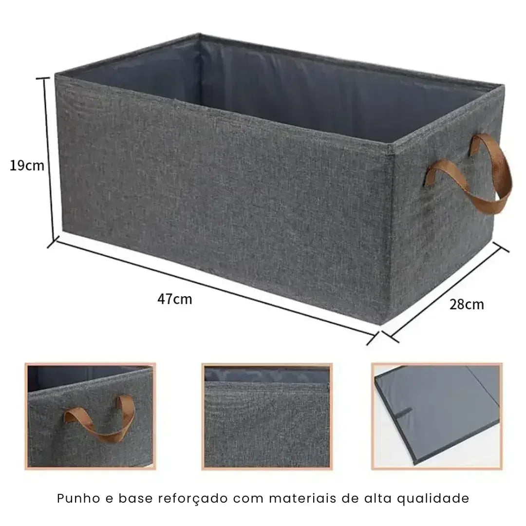 Caixa de Armazenamento Organizadora Dobrável