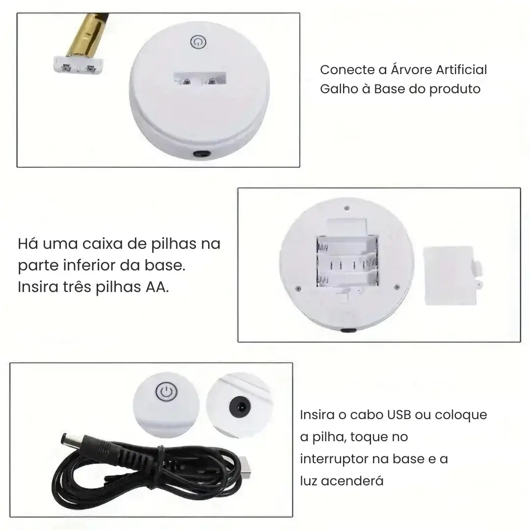 Árvore Bonsai LED Decorativa