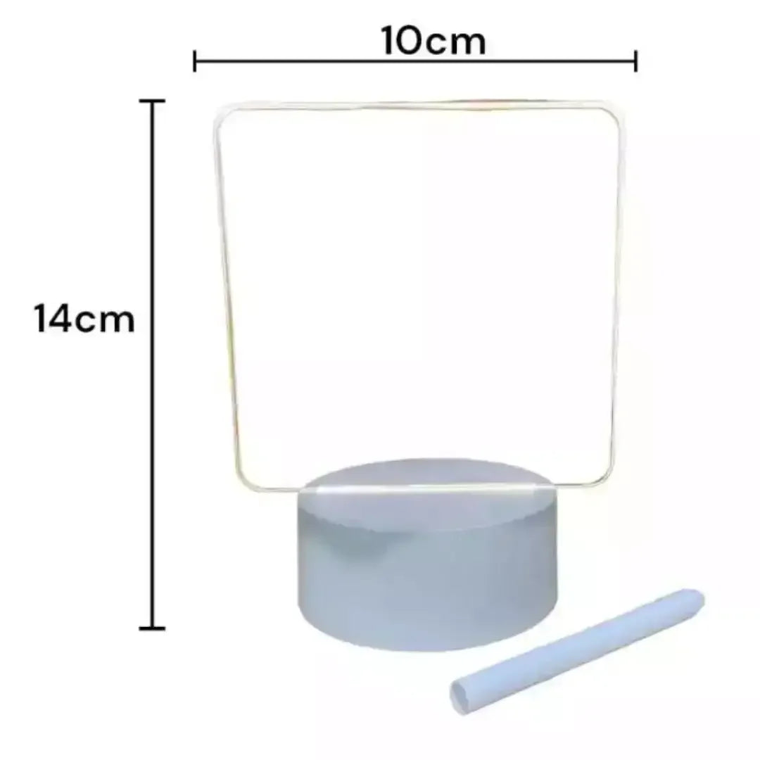 Luminária de Mesa Led com Tela para Escrever 3D