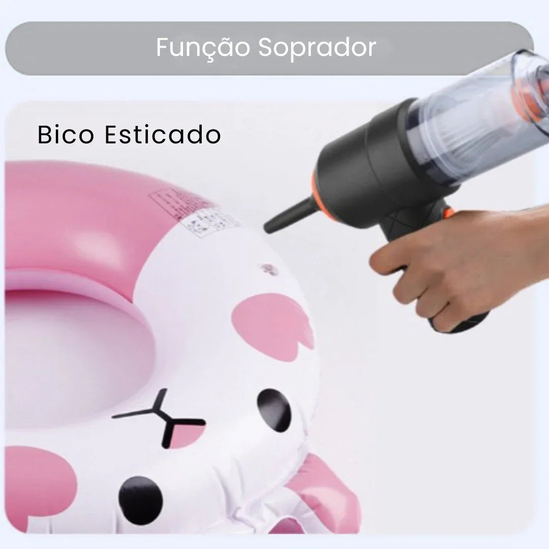 Mini Aspirador de Pó Portátil USB 2 em 1
