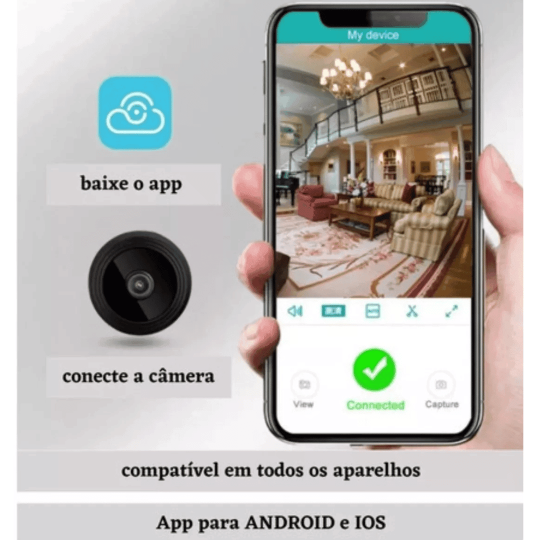 Mini Câmera Espiã Wi-Fi A9