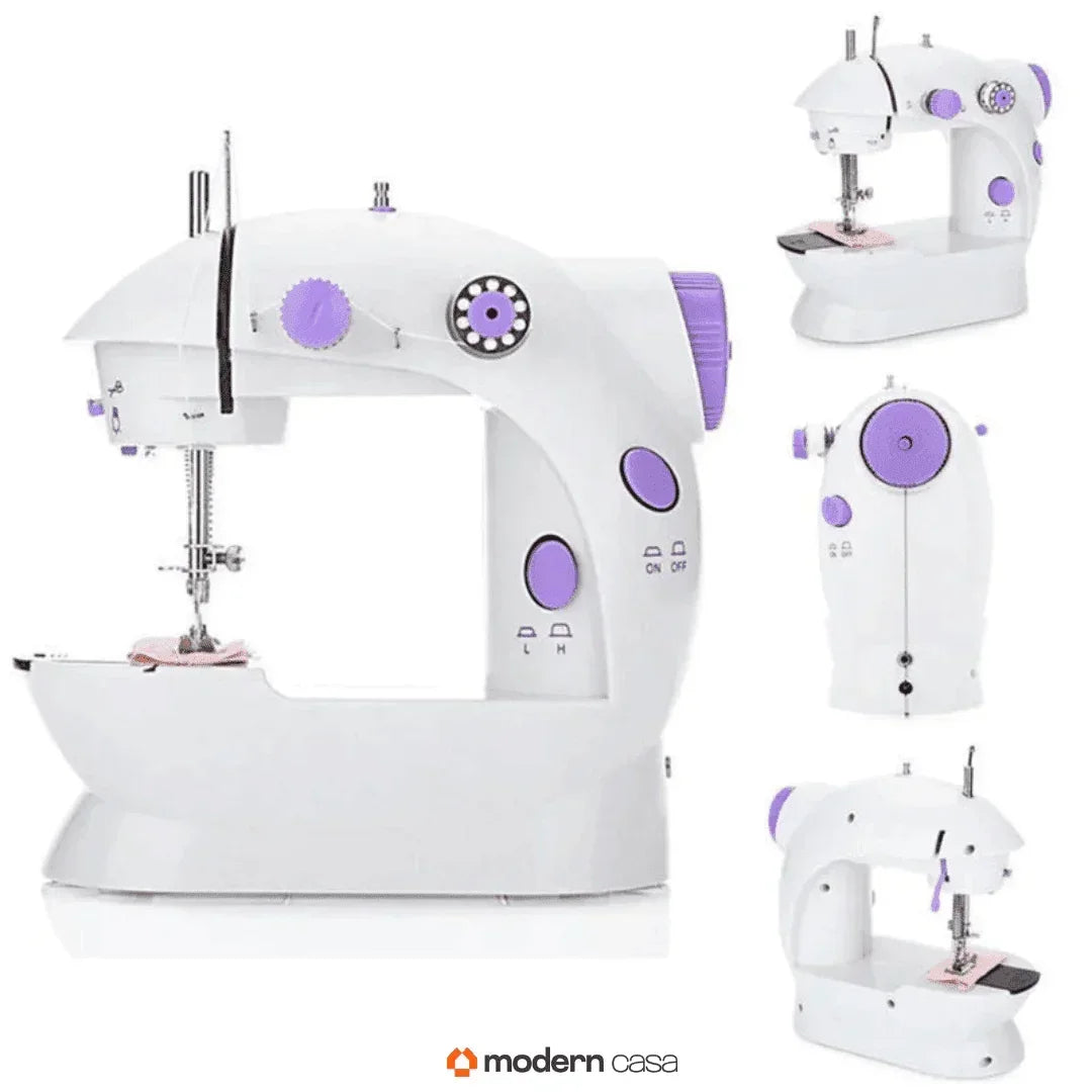 Mini Máquina Costura Portátil Elétrica