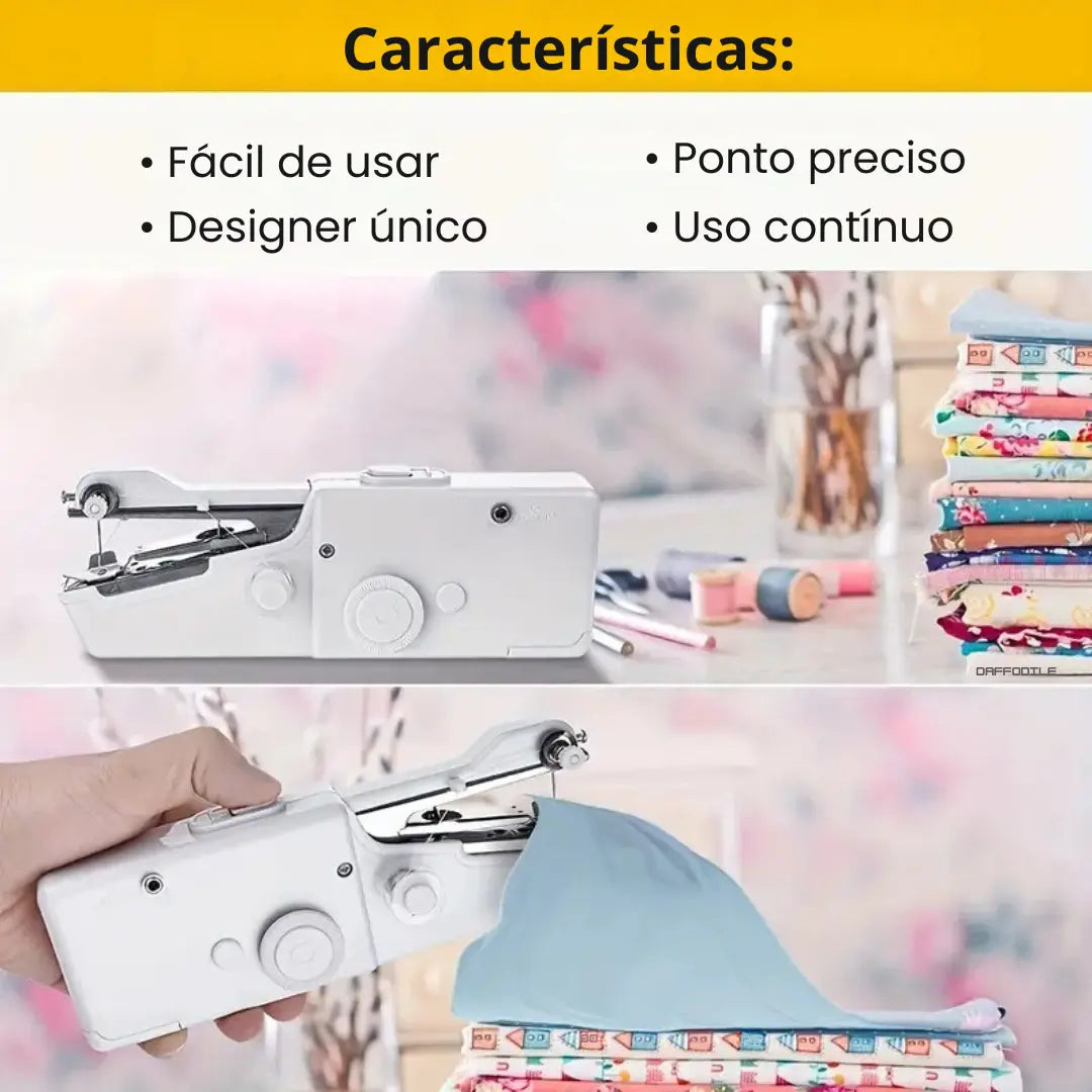 Mini Máquina de Costura Manual Portátil