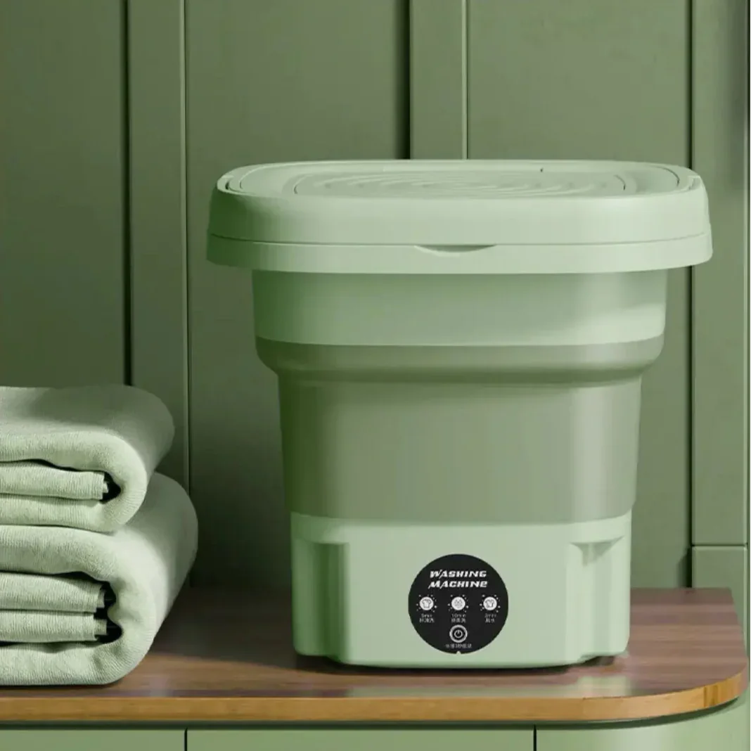 Mini Máquina de Lavar Roupa Dobrável TurboClean 9 Litros