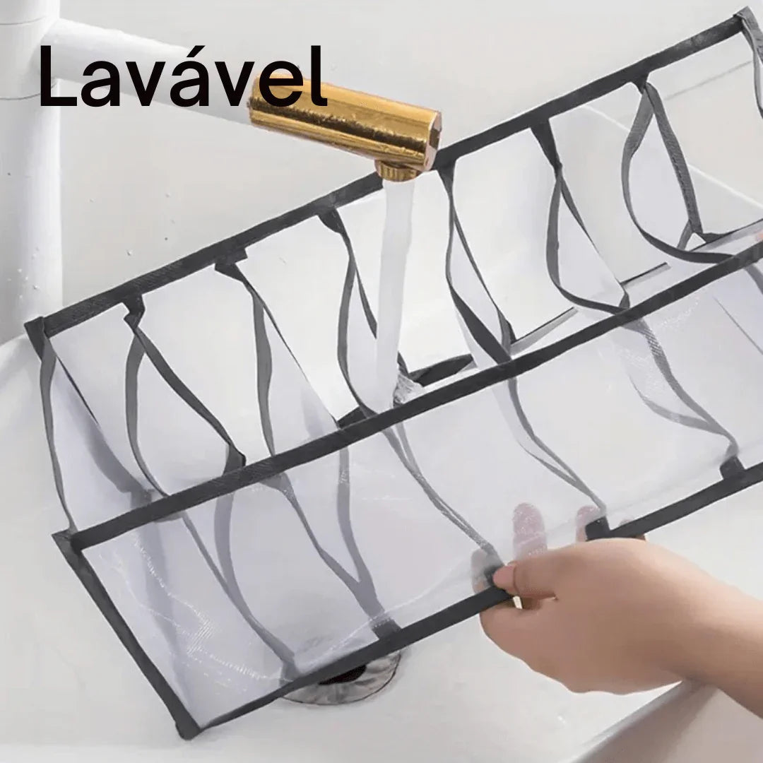 Organizador Tipo Colmeia para Roupas Íntimas Kit 3 Peças