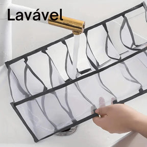 Organizador Tipo Colmeia para Roupas Íntimas Kit 3 Peças