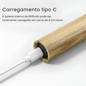 Luminária Recarregável com Sensor de Movimento