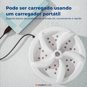 Mini Máquina de Lavar Roupa Portátil