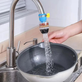 Mini Purificador de Água com Filtro para Torneira