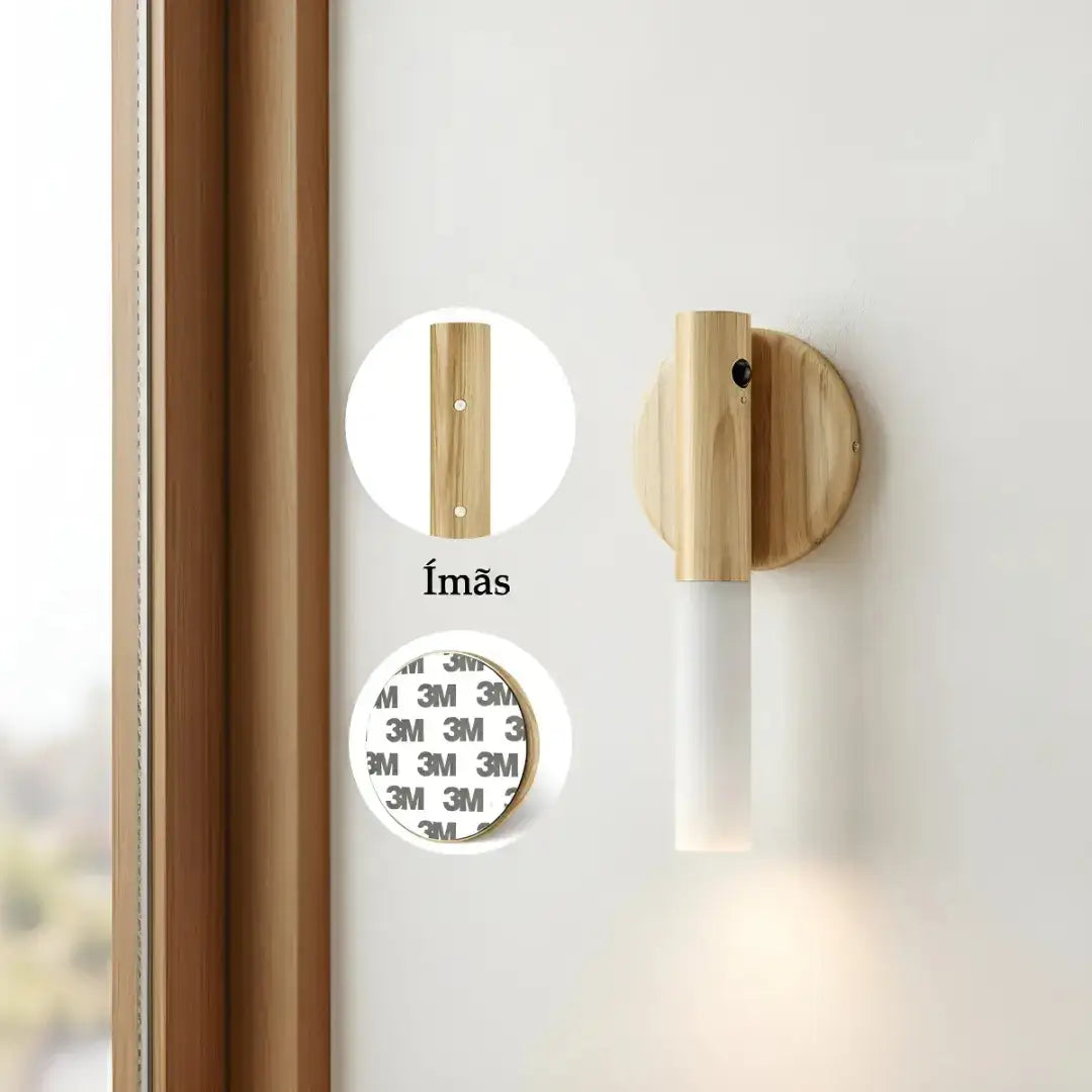 Luminária Recarregável com Sensor de Movimento