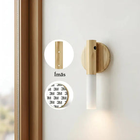 Luminária Recarregável com Sensor de Movimento