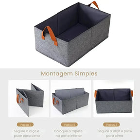 Caixa de Armazenamento Organizadora Dobrável