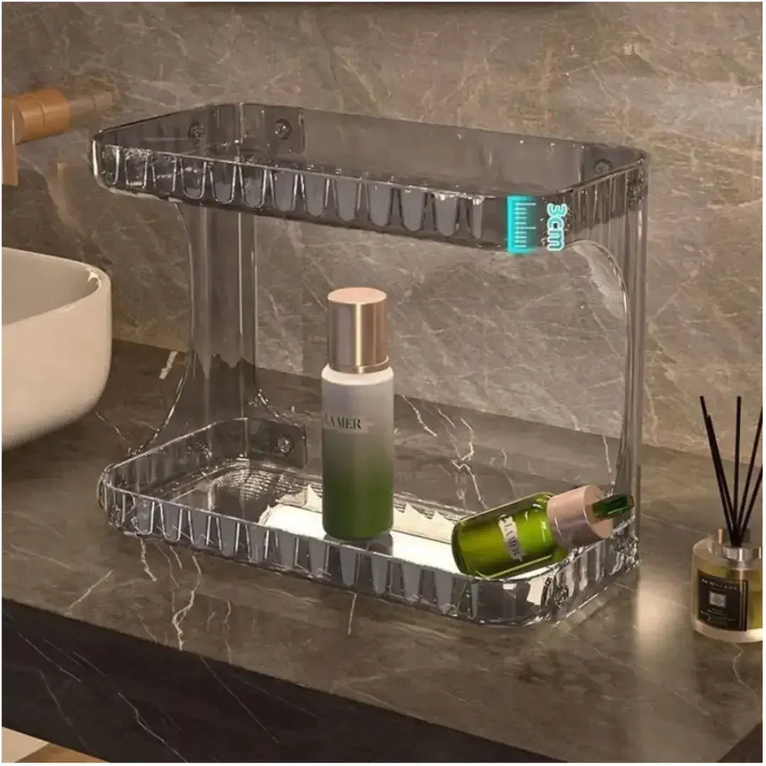 Organizador Multiuso de Acrílico com 2 Andares