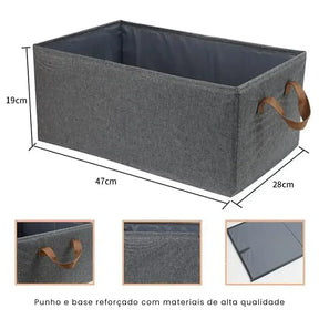 Caixa de Armazenamento Organizadora Dobrável