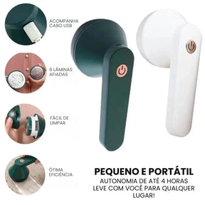 Aparador de Bolinhas e Pelos Elétrico Portátil