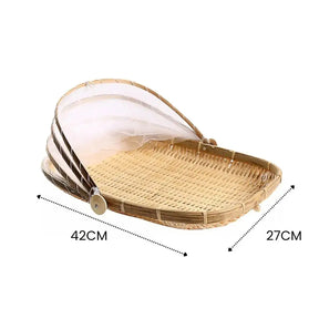 Cesto Porta Pães de Bambu