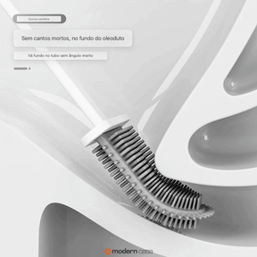 Escova de Limpeza Sanitária Silicone 2 em 1