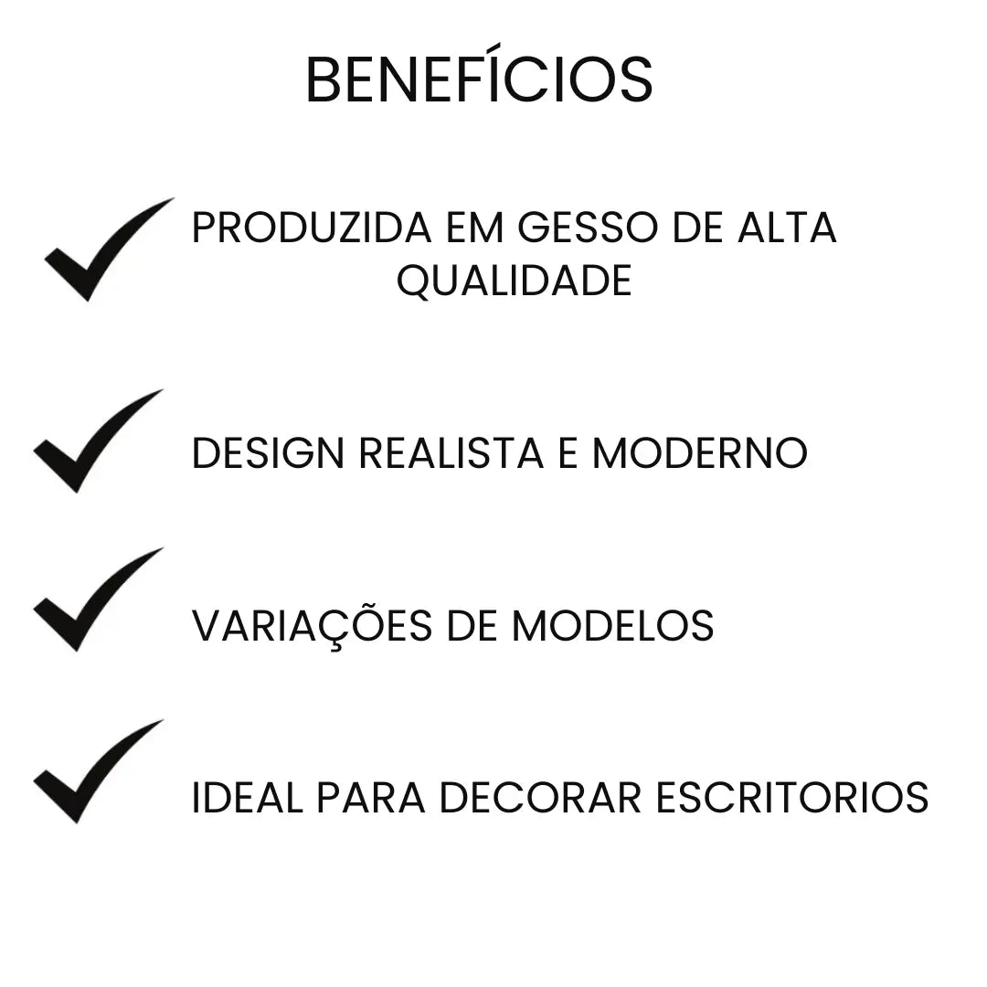 Escultura Decorativa Pantera Luxo