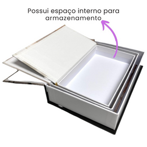 Livros Decorativos Kit 3 Peças