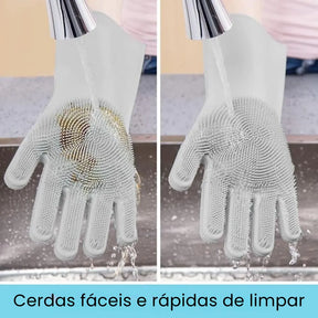 Luva de Limpeza em Silicone Multiuso