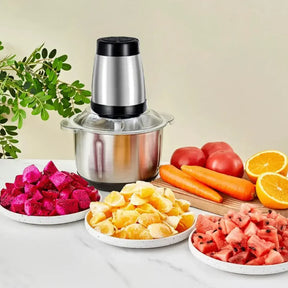 Moedor e Triturador Multifuncional em Aço Inox PowerChef 300