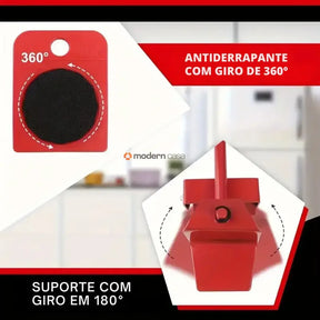 Movedor e Levantador de Móveis – Kit Profissional 150kg (5 Peças)