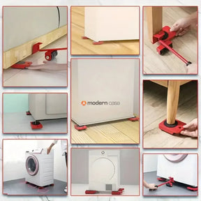 Movedor e Levantador de Móveis – Kit Profissional 150kg (5 Peças)