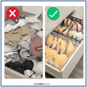 Organizador Tipo Colmeia para Roupas Íntimas Kit 3 Peças