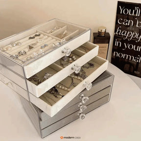 Organizador de Jóias Acrílico 3 Camadas