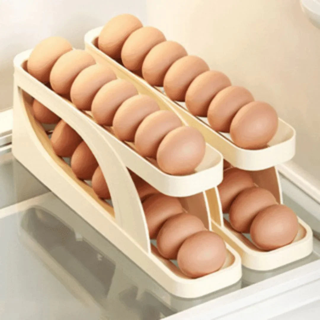 Porta Ovos de Rolagem Automática