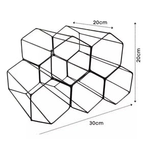 Suporte Adega de Vinho Aramado para 5 garrafas