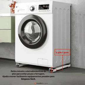 Suporte Para Pesos Com Rodinhas Ajustáveis