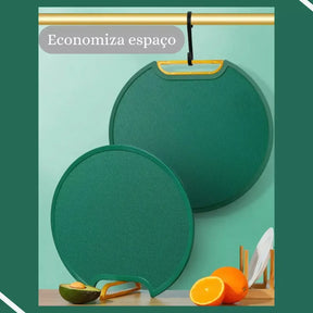 Tábua de Corte Antiderrapante À Prova De Mofo Com Suporte