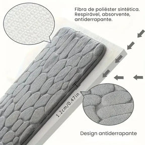 Tapete Antiderrapante Para Banheiro Alta Absorção