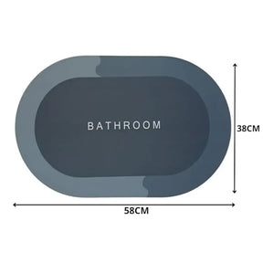 Tapete Mágico Absorvente Antiderrapante para Banheiro