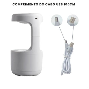 Umidificador e Difusor Gotas Anti Gravidade