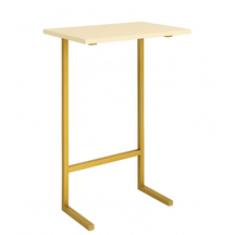 Mesinha Apoio Braço Sofa Lateral Apoiar Objetos Pés de Ferro