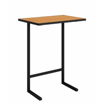 Mesinha Apoio Braço Sofa Lateral Apoiar Objetos Pés de Ferro